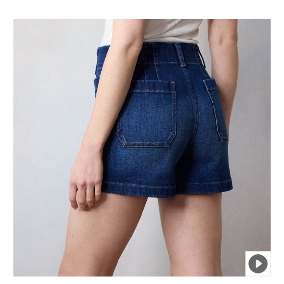 LC Lauren Conrad The Super High Rise Laguna Women's Denim Shorts Size 14 (EUC) - Picture 3 of 11